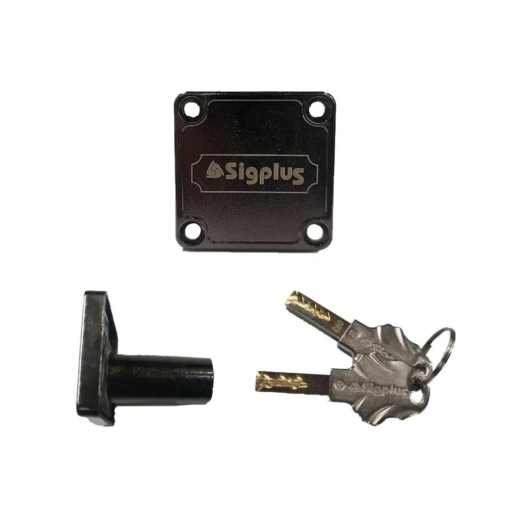 Drawer Lock 138PB Black Signature Hardware