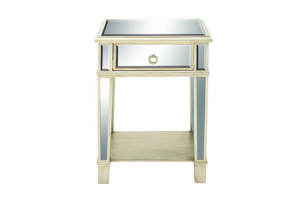 Wood Mirror Side Table Signature Selection