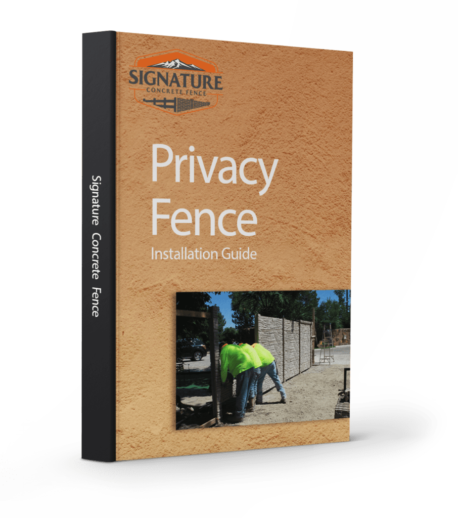 Privacy Fence Installation Guide Signature Stone