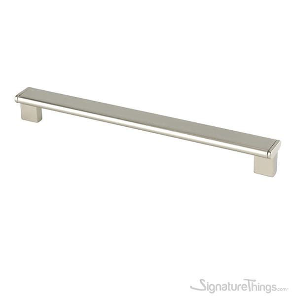 Oversized Appliance Pull Satin Nickel with Size is 7inch Overall L, 6