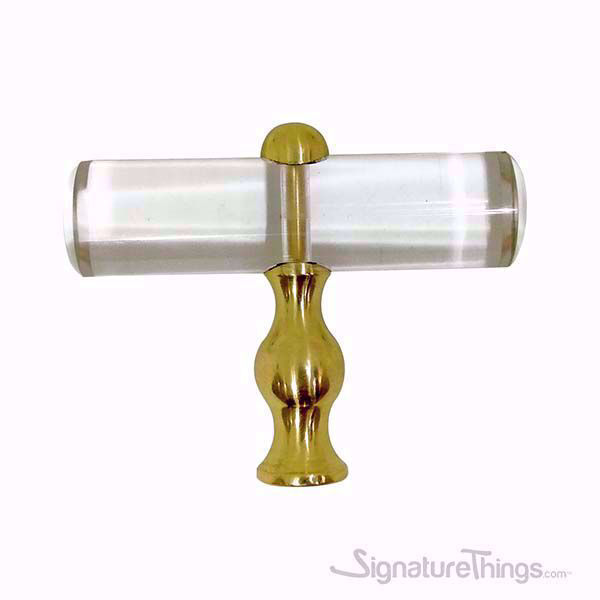 SignatureThings 3/4"D Lucite Knobs , Lucite Hardware