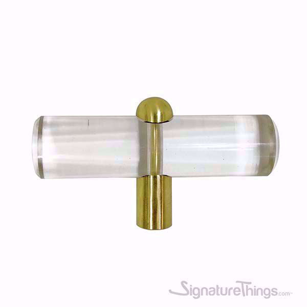 SignatureThings 3/4"D Lucite Knobs , Lucite Hardware