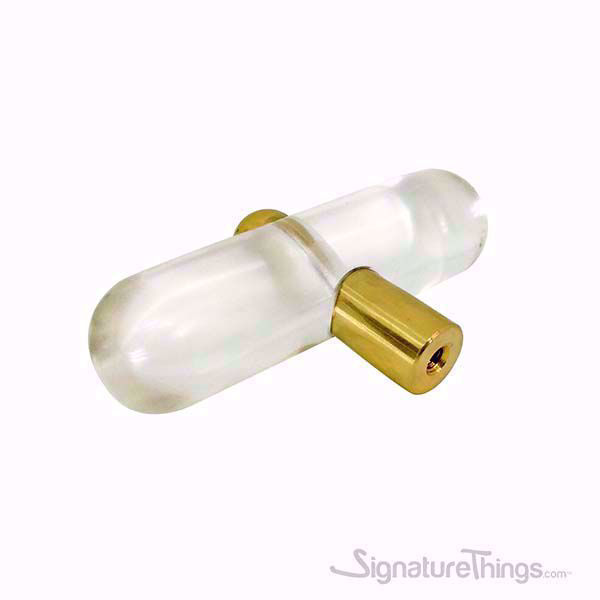 SignatureThings 3/4"D Lucite Knobs , Lucite Hardware