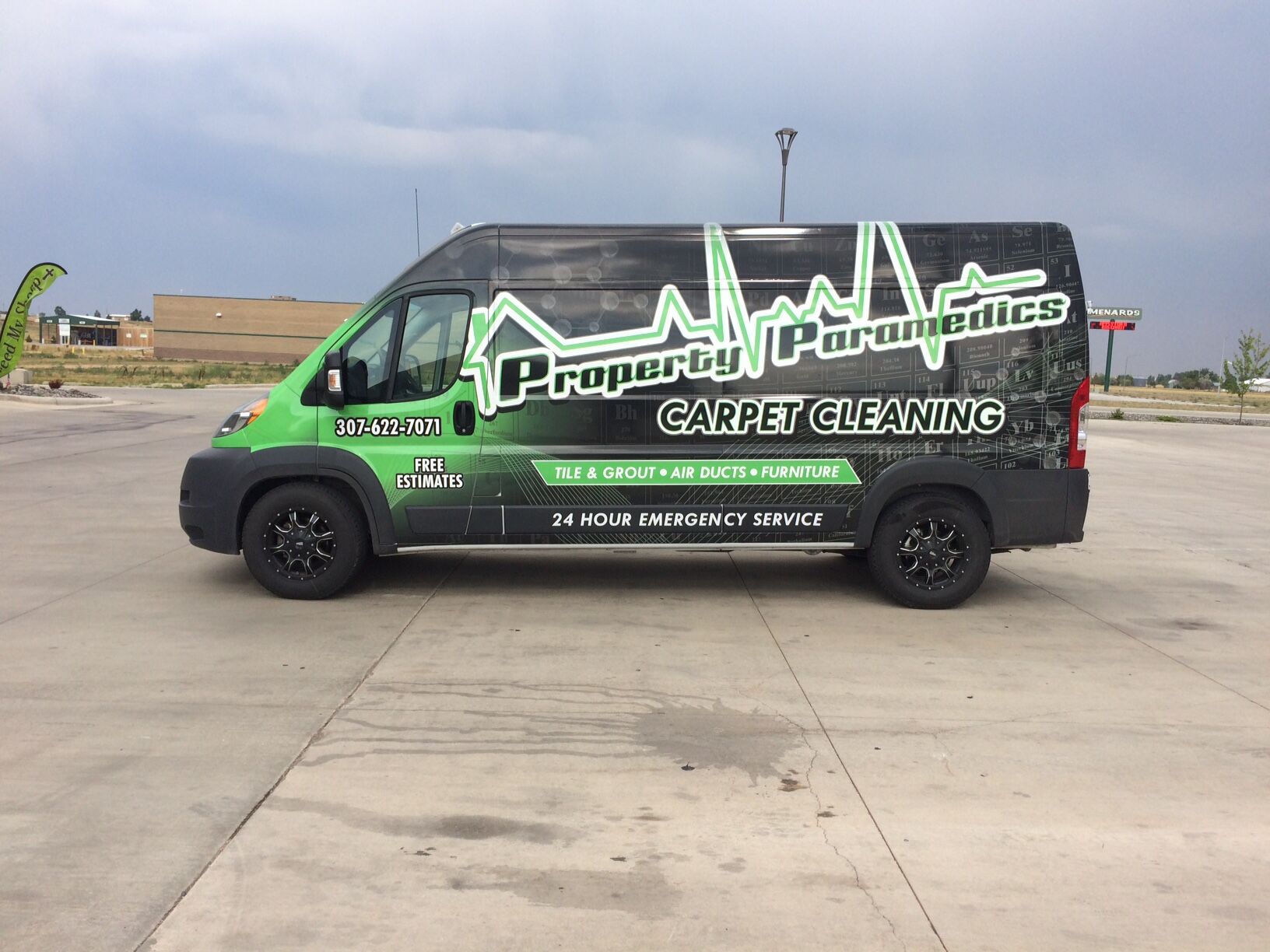 Vehicle Wrap for Property Paramedics SignBoss LLC Gillette, Wyoming