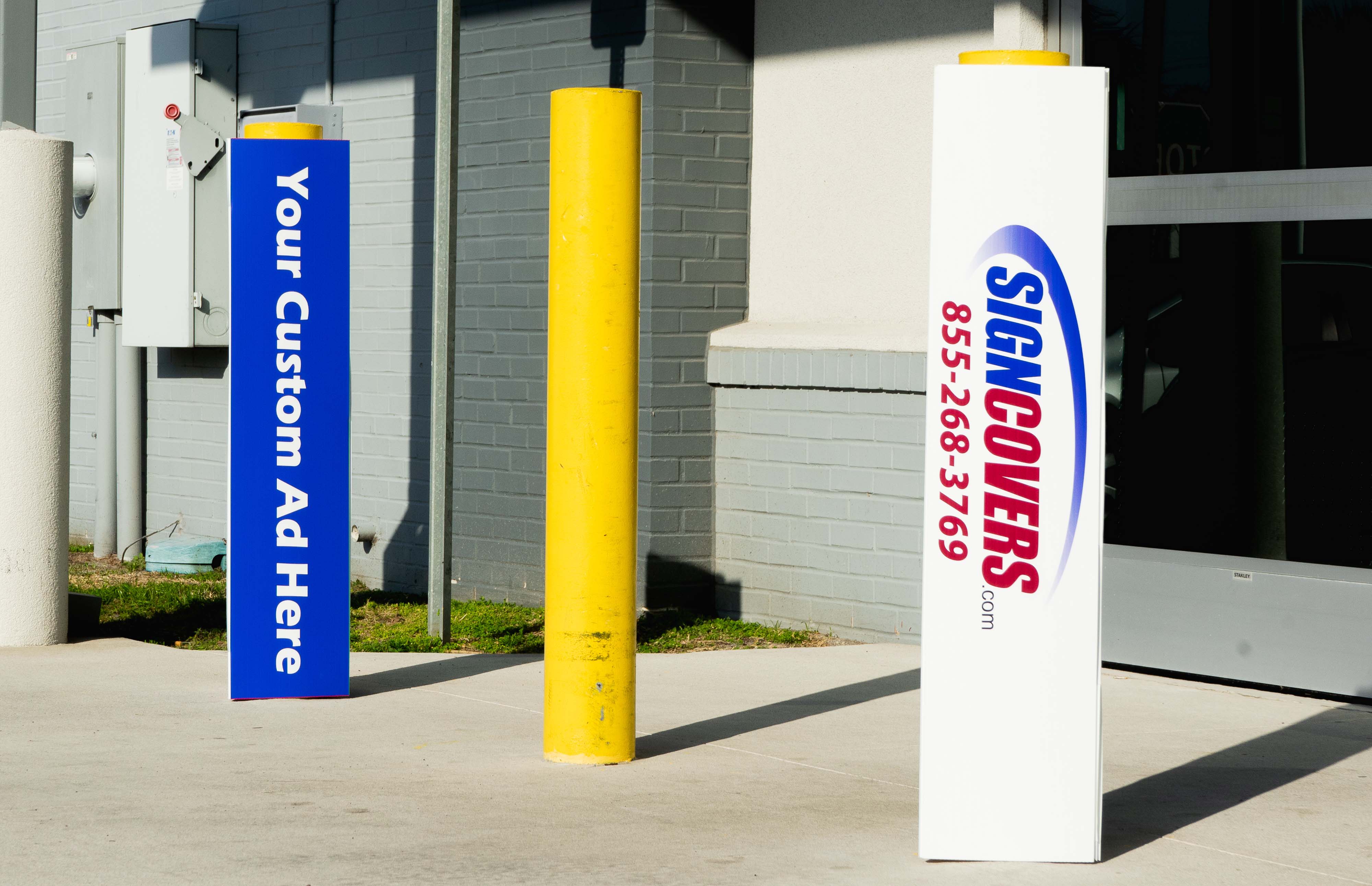 Bollard Cover Signs Custom Bollard Covers, 24.99 48" Bollards