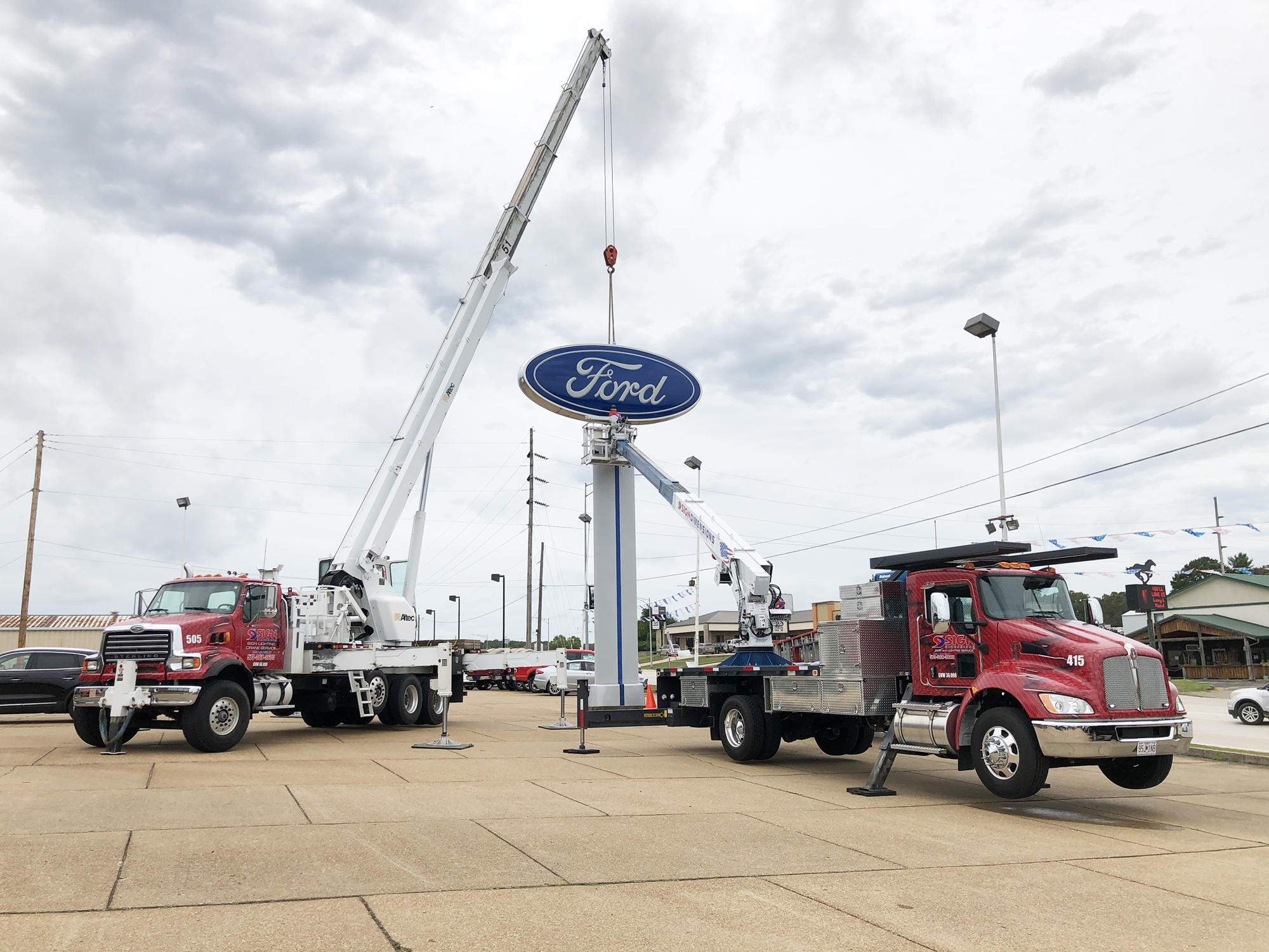 Pylon Signs Sign Dimensions