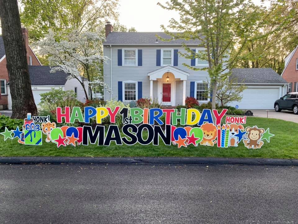 Birthday Yard Signs In STL West & St. Charles Sign Dreamers