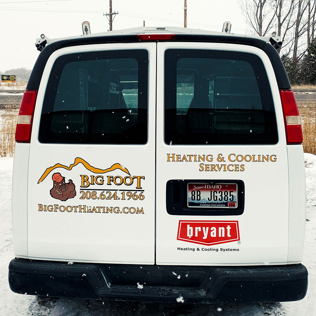 BigFoot Heating & Cooling Fleet Graphics