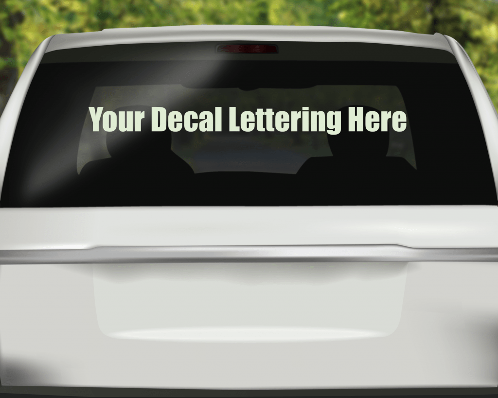 Car Lettering SignsAndDecals.co.nz