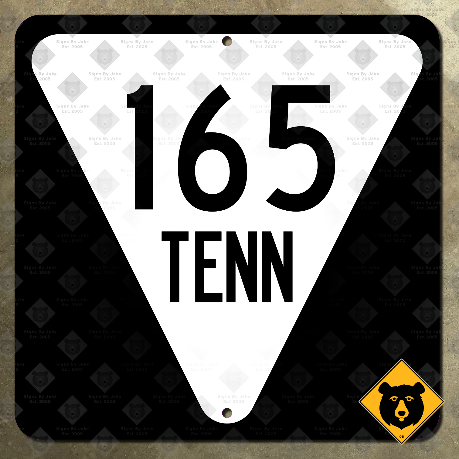 Tennessee State Route 165 highway marker Signs by Jake