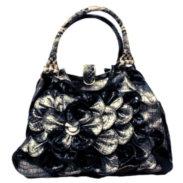 Flower pattern design handbag Signsofasia