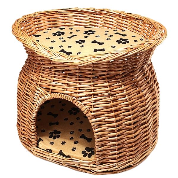 Cane Dog bed basket Signsofasia