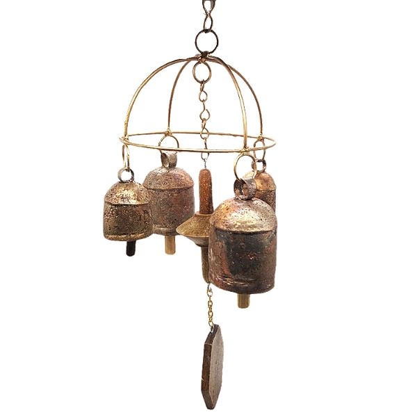 Brass Wind Chime Signsofasia