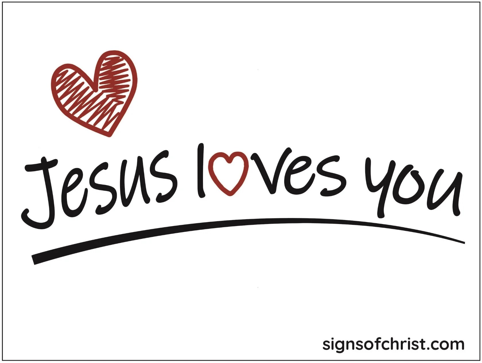 Jesus is the answer lawn sign Signs of Christ