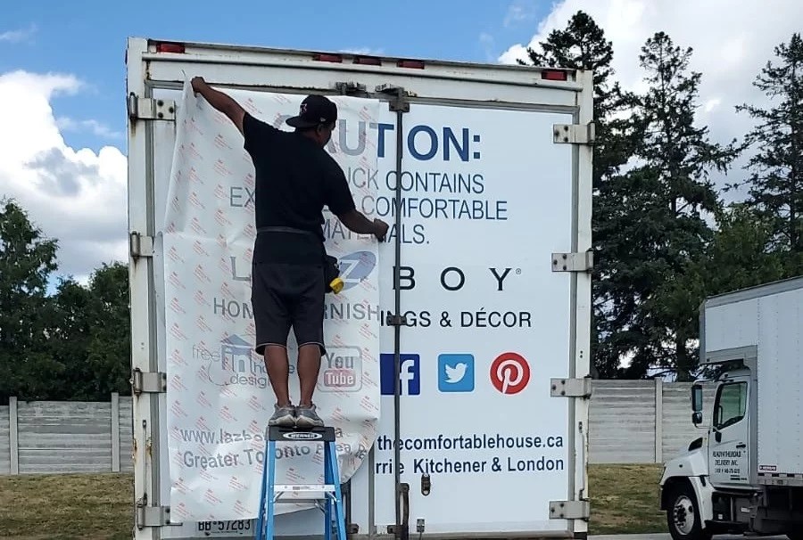 Fleet Vehicle Wraps We Wrapped 11 Delivery Trucks In A Day!