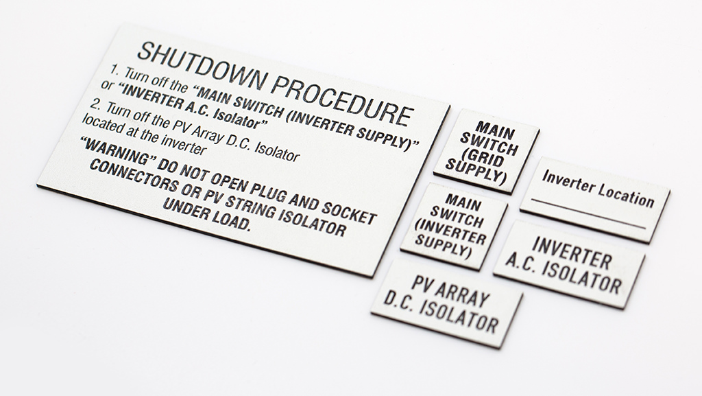 Custom Electrical Labels Warning Labels