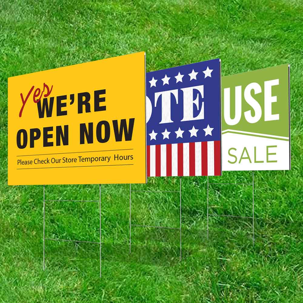 Yard Signs 24×18″ SignsTown