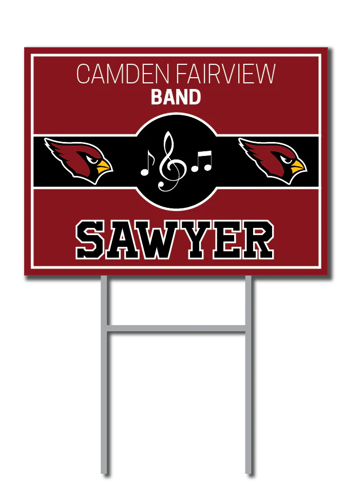 Custom Yard Signs Camden Fairview Cardinals Signs Unleashed