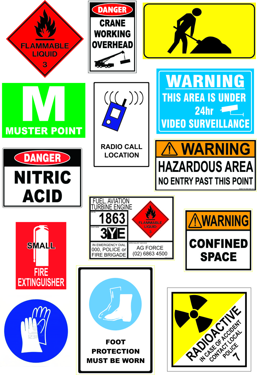 Mining Safety Signs