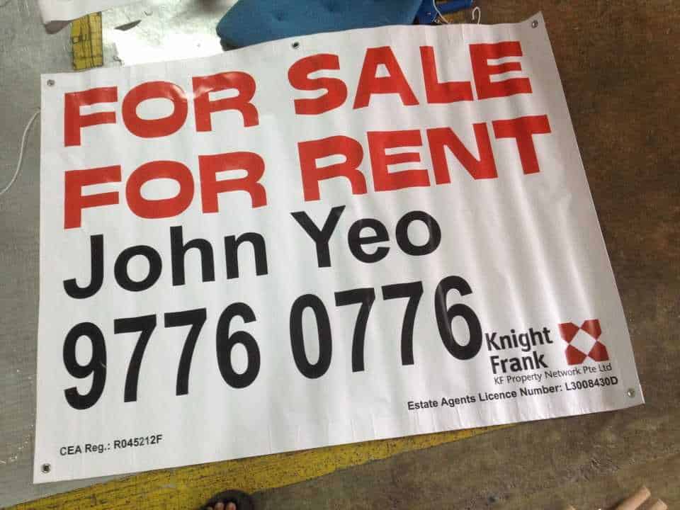 Banner Printing on Real Estate Banners