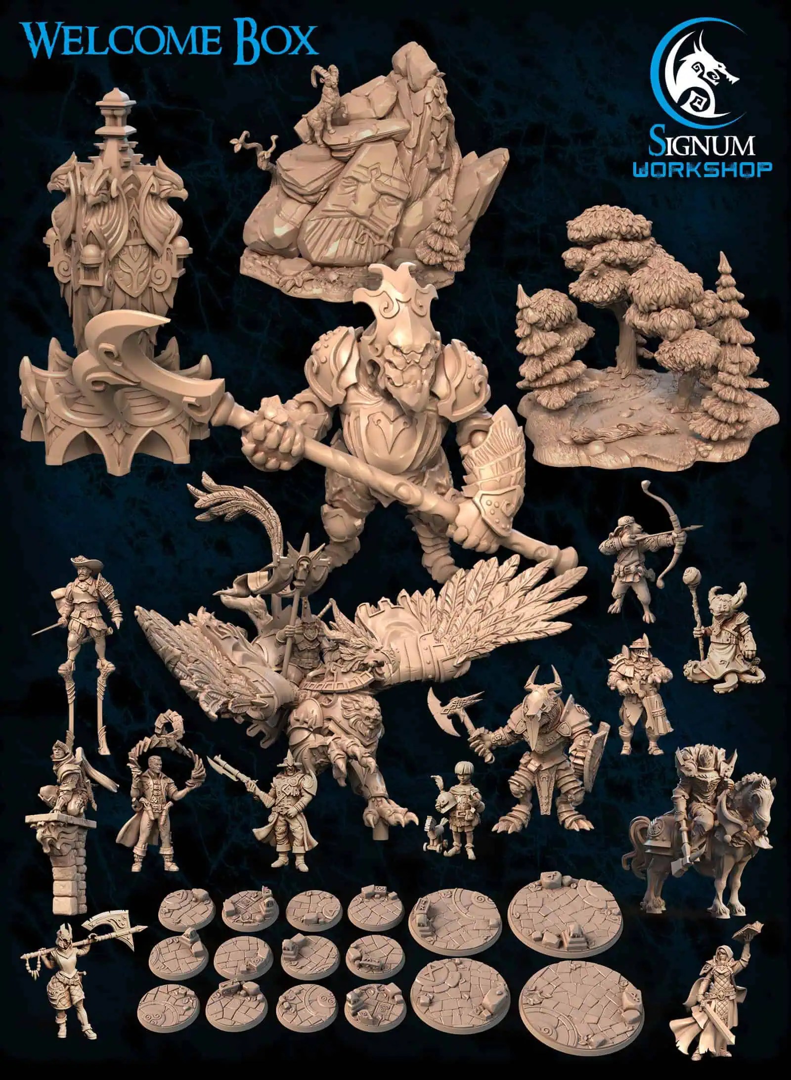 Toys & Games Miniature Toys Tabletop RPG Miniature Signum