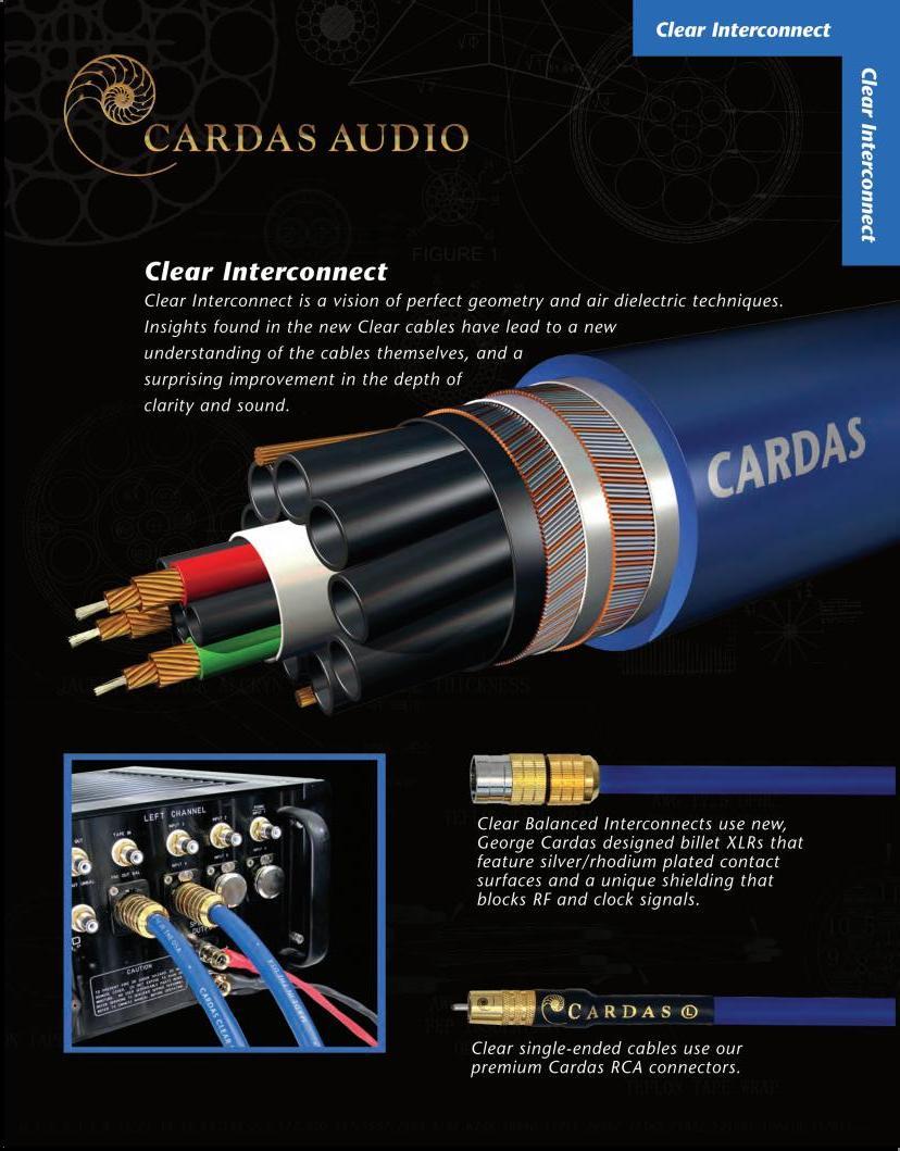 Cardas Clear Interconnects Signature Sound