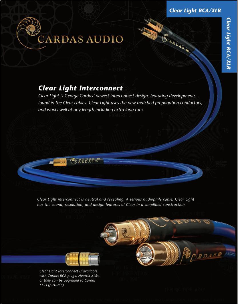 Cardas Clear Interconnects Signature Sound