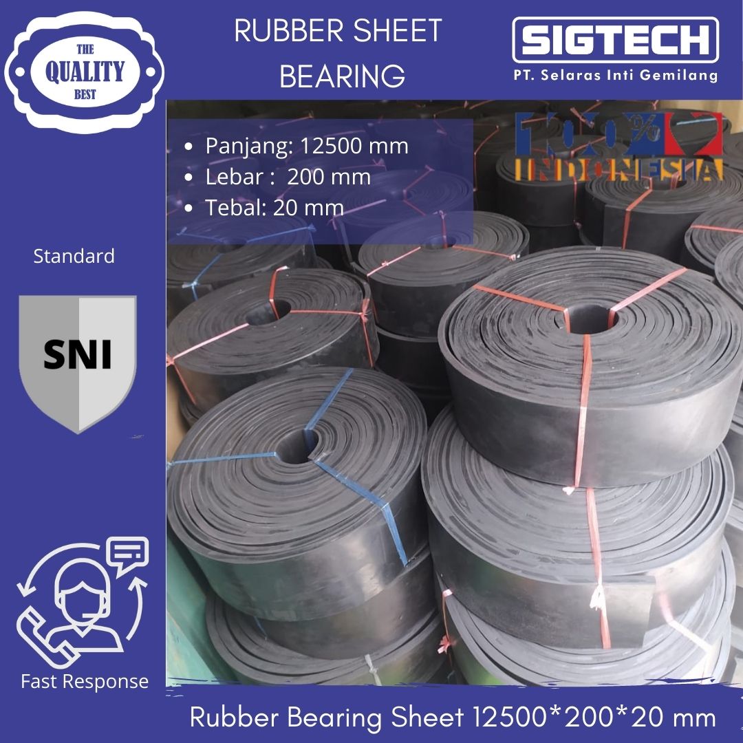 Rubber Bearing Sheet SIGTECH 12500*200*20 mm SIGTECH