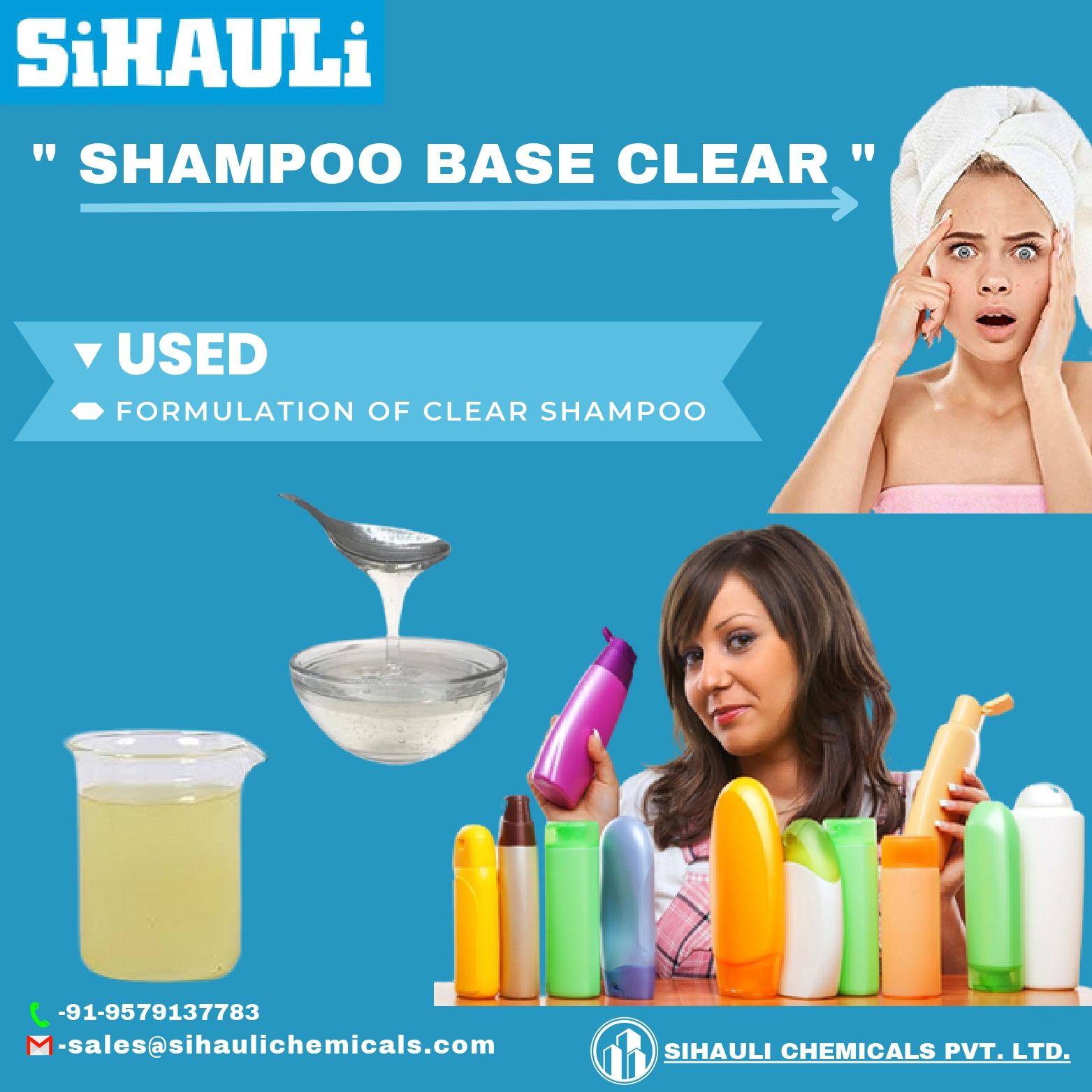 Shampoo Base Clear Manufacturers In Mumbai Sihauli Chemicals Private