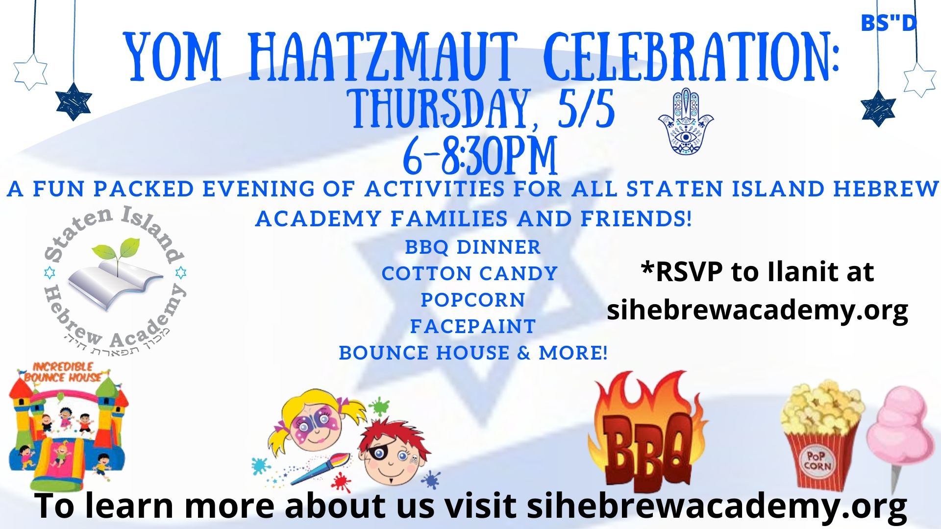 Yom Haatzmaut 2024 Events Nyc Yom Haatzmaut Celebration sihebrewacademy