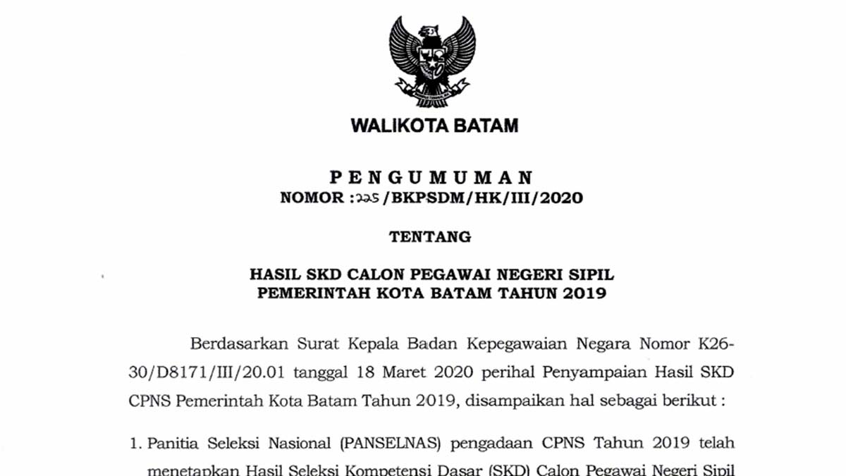 45+ Pengumuman Hasil Skb Cpns 2020 Images review terbaru