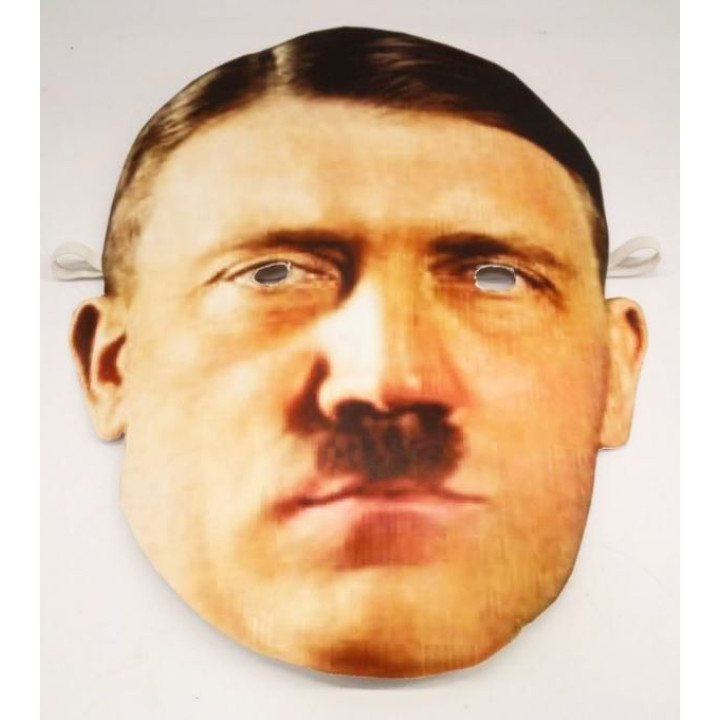 Adolf Hitler's cardboard mask, for jokes, parties Sikumi.lv. Gift Ideas