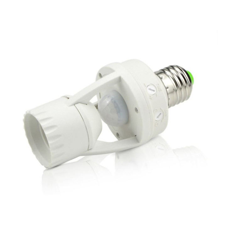 E27 bulb holder with PIR motion sensor Sikumi.lv. Gift Ideas