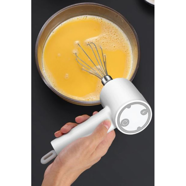 Wireless hand mixer with whisks, battery operated Sikumi.lv. Gift Ideas