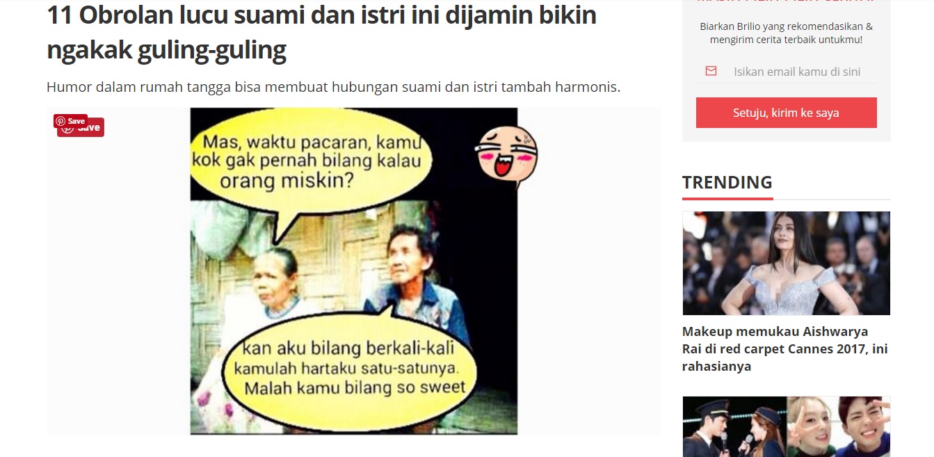 Judul Clickbait Media Online di Indonesia. Jangan di Baca