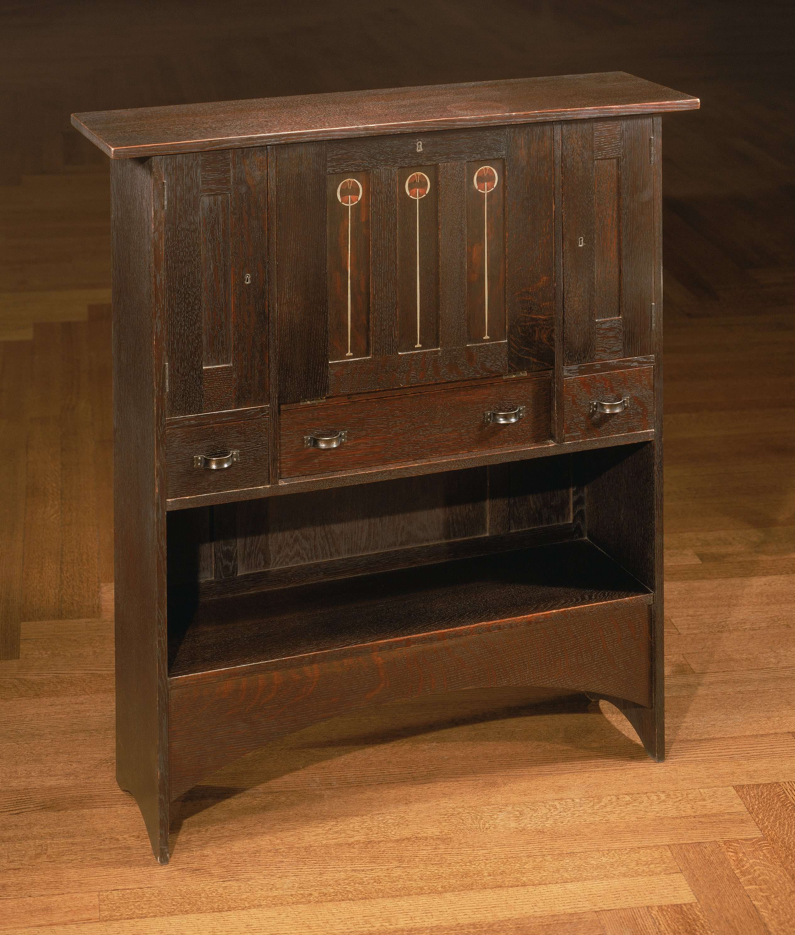 Harvey Ellis Silas Kopf Woodworking Inlaid Wood Marquetry