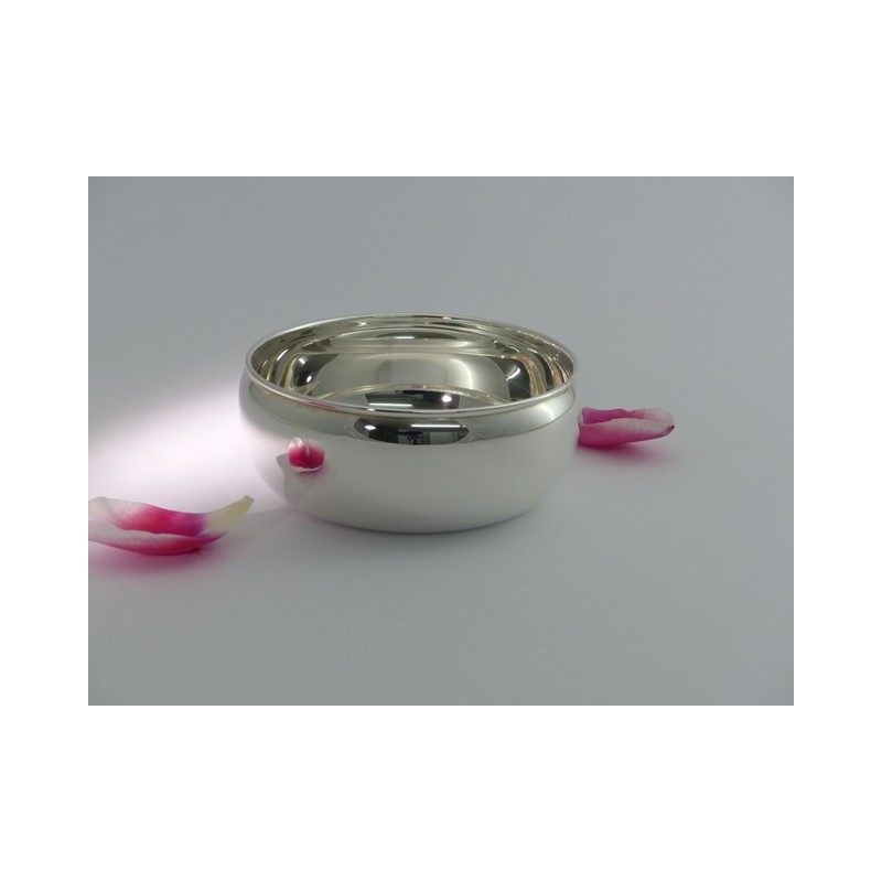 Silberschale rund 10cm aus 925 Sterling Silber italienische Produktion
