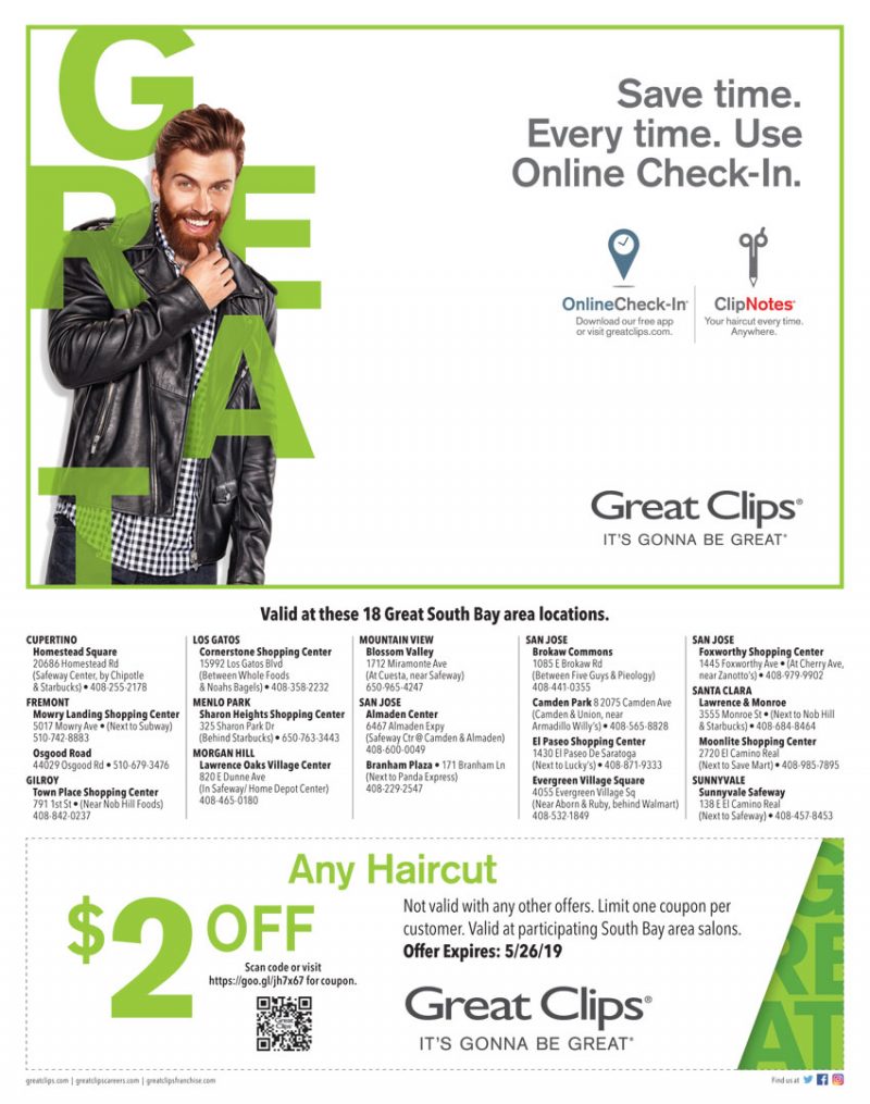 Siliconeer 2 Off Any Haircut Valid at these 18 Great Clips South