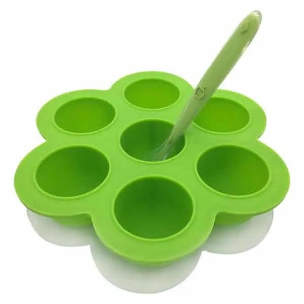 Silicone baby food tray with lid Perfect food storage, baking mold
