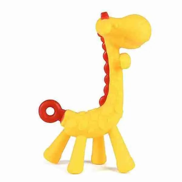Giraffe Teether, Baby Teething Toys Siliconeuse
