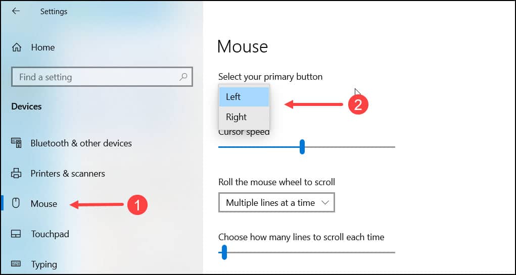 How To Change Mouse Settings In Windows 10?