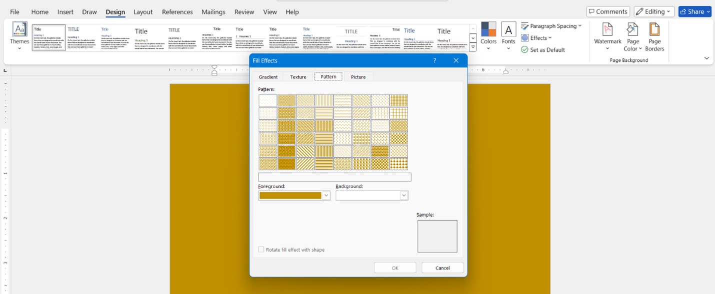How To Change The Background Color In Microsoft Word