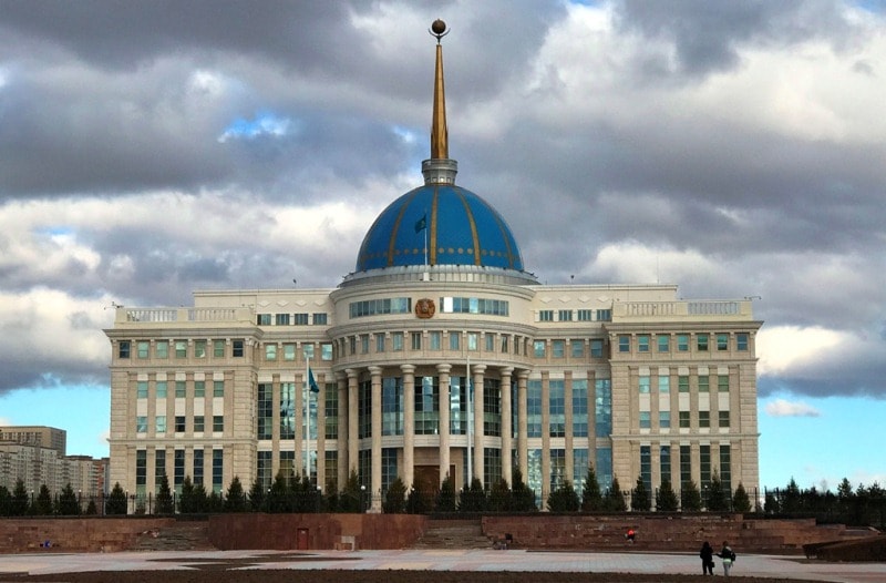 Walks in vicinities of residence of Ak Orda residence president