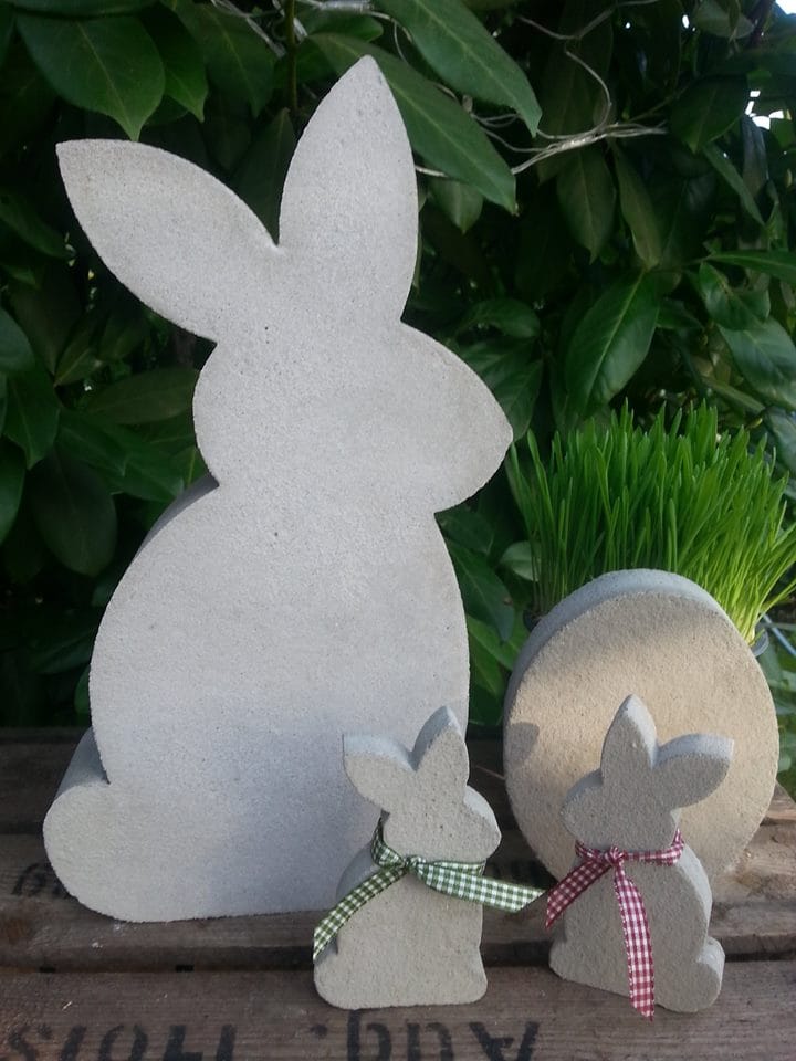 OSTERHASE Silke Hermes Beton in Form