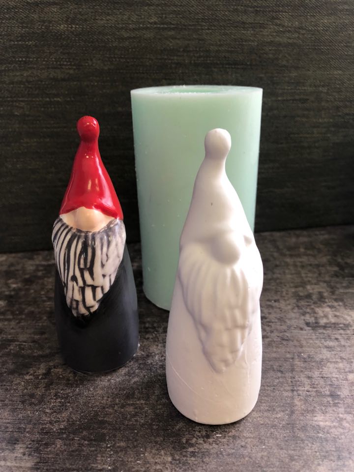 Silikon Giessform Wichtel ganz brav 2 verschiedene Variationen