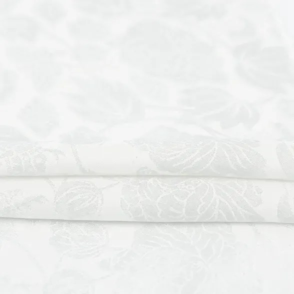 Exquisite Mulberry Silk Jacquard Lotus Flowers 16 momme SILKPRADA