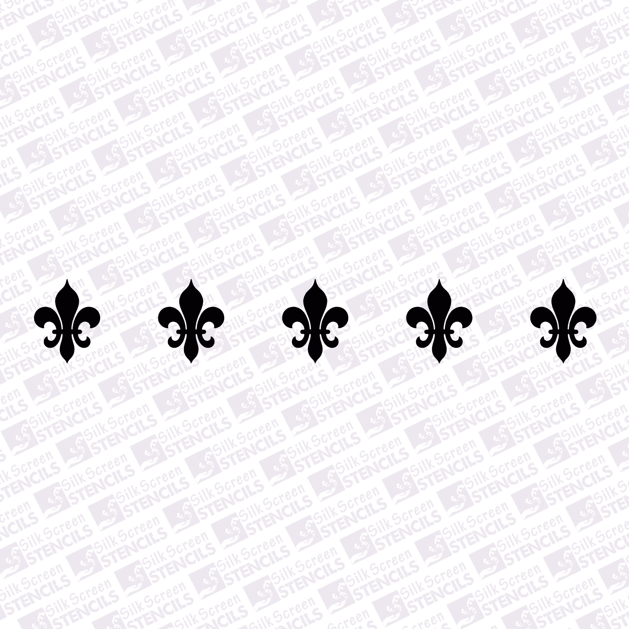 Fleur De Lis Wallpaper Border Border Fleur de Lis Silkscreen Stencils