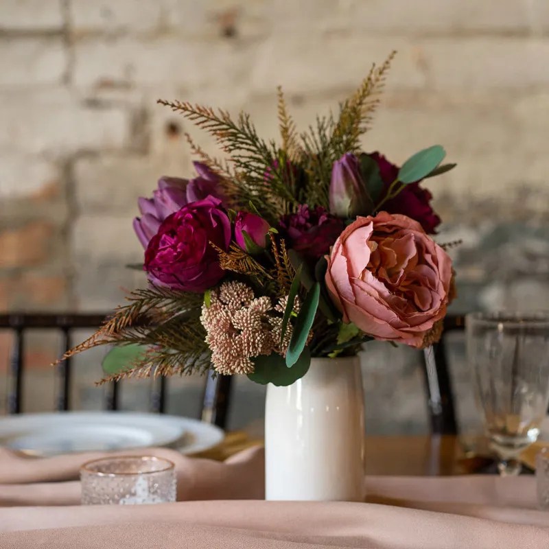 Centerpiece Silk Stem Collective Rent Wedding Flowers