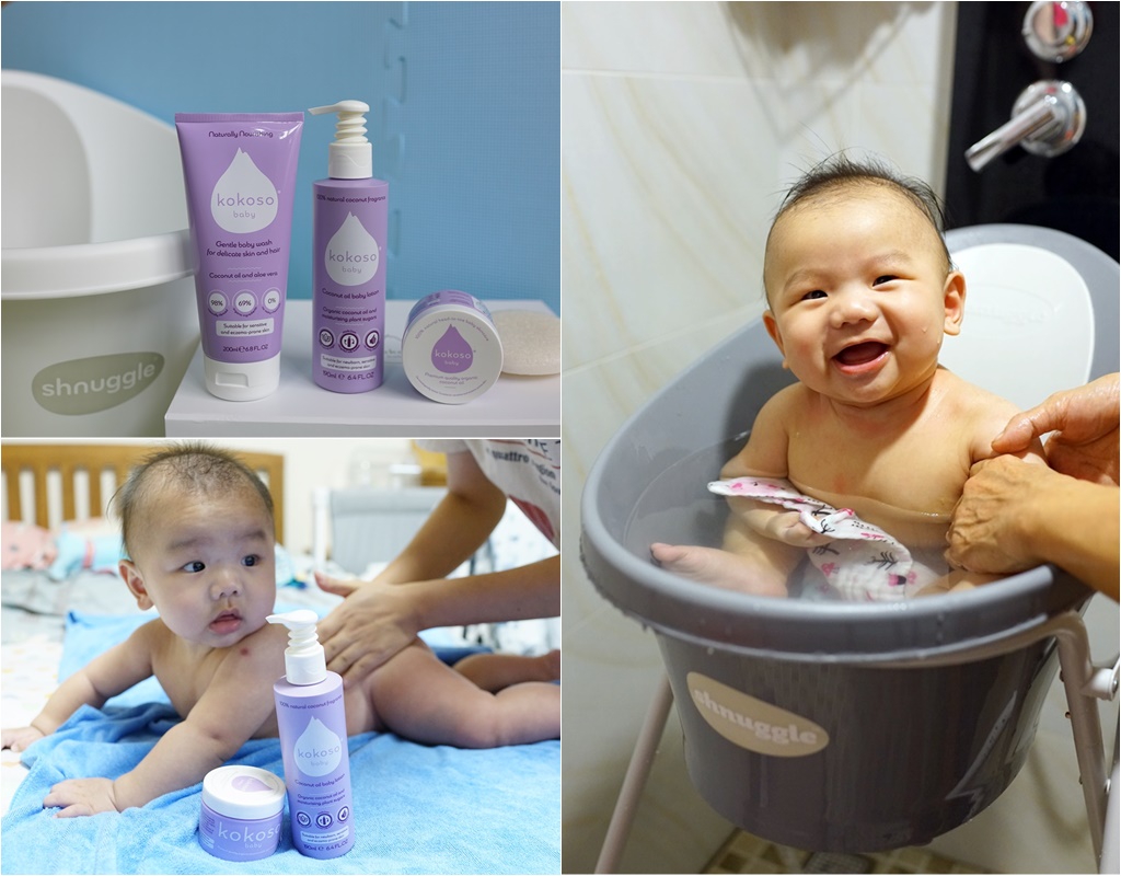 育兒│英國 Shnuggle 月亮澡盆。一個人也能輕鬆幫寶貝洗澡，雙寶媽的育兒神器！