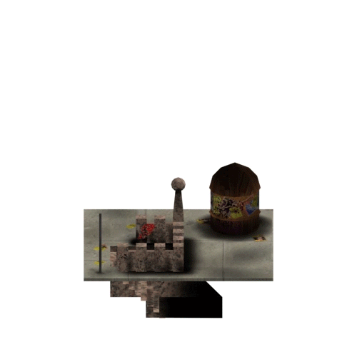 turntables of modular level assets